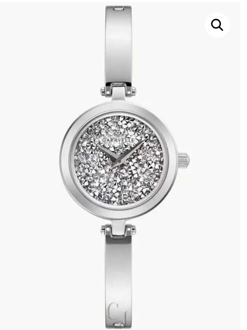 Caravelle By Bulova Modern Silver-Tone Dial Women’s Watch 43L211 NWT